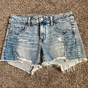 Denim Distressed Women's Shorts